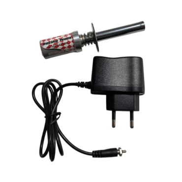 AQUECEDOR DE VELAS 1800MAH 1.2V COM CARREGADOR 800MAH BIVOLT 110V 220V TEAM RACING TR1800